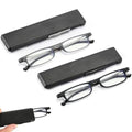 TOVEEN 2 Pack Compact Reading Glasses Anti Blue Light UV, Ultra-thin Slim TR90 Readers TOVEEN Au supplements