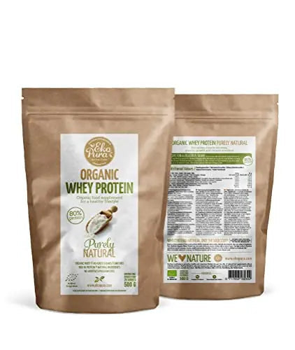 Ekopura Organic Whey Protein 500g | 80% Protein | Hormone Free, GMO-Free, Soy-Free, Additive Free Ekopura Au supplements