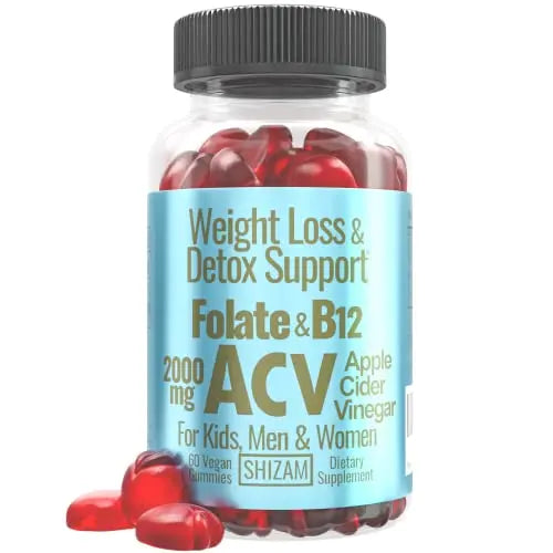Shizam Weight Loss Detox Gummies. for Kids & Women w/Beet Root & 2000mg ACV Apple Shizam Au supplements