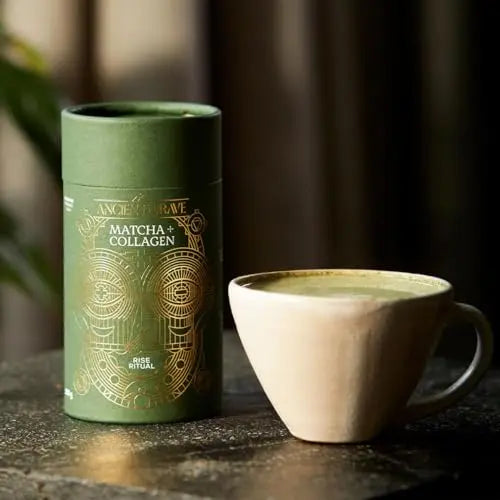 Ancient + Brave Matcha + Collagen 150g Tub - Lion's Mane Mushroom Powder Supplement Ancient + Brave Au supplements