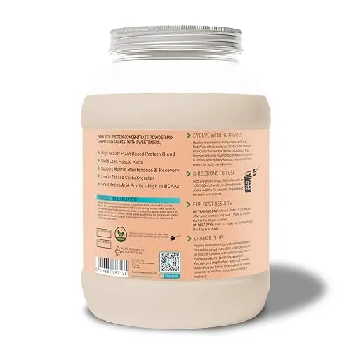 NutriVolv Vegan Plant Based Protein Powder | Milk Chocolate Flavour 900g | Pea & Rice Protein Blend NutriVolv Au supplements