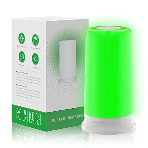 Green Light Lamp for Migraines,Mood Light Therapy Lamp 10000 Lux,Narrow Band Green LEDs KTS Au supplements