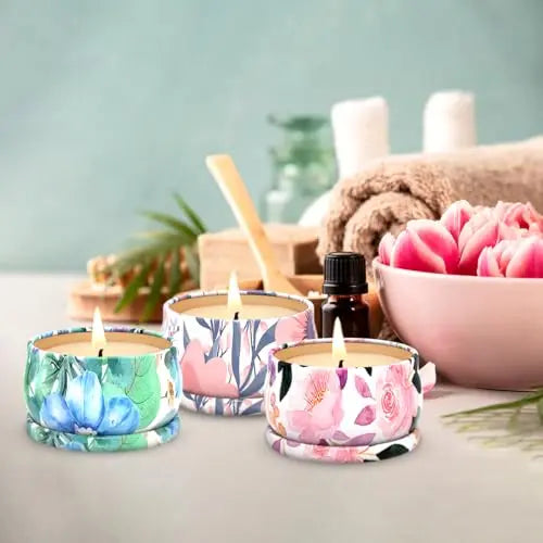 3 Pack Scented Candles Set for Christmas Thanksginving Gift, Relaxing Aromatherapy Candles Gift Henaler Au supplements