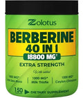 Zolotus 18800mg Berberine Supplement 40 in 1, with Sea Moss, Cinnamon, Milk Thistle Zolotus Au supplements
