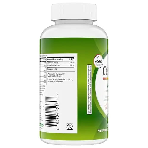 Centrum Adult Multivitamin/Multimineral Supplement with Antioxidants, Zinc, Vitamin D3 and B Vitamins, Gluten Free Centrum Au supplements