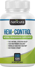 Naticura Hem-Control Natural Hemorrhoid Supplement - Vegan Herbal Supp Naticura Au supplements