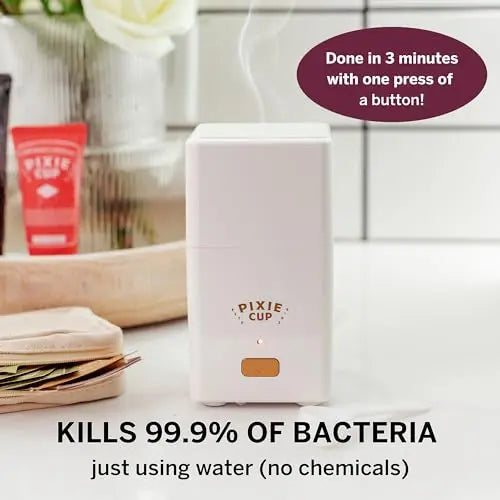 Pixie Menstrual Cup Sterilizer + Large & Small Pixie Disc - Kill 99.9% of Germs with Menstrual Cup Pixie Cup Au supplements