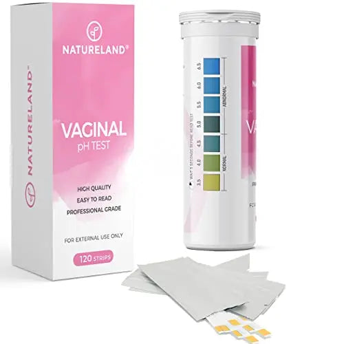 Natureland Vaginal Health pH Test Strips, Feminine pH Test, Value Pack Natureland Au supplements