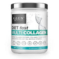 K-GEN Multi Collagen Peptides Powder Hydrolyzed Grass Fed Bovine, Wild Caught Marine | Advanced Diet Collagen Types I, III, IV & V Hyaluronic K GEN ketogenic enhancement Au supplements