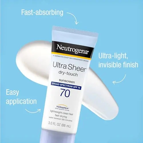 Neutrogena Ultra Sheer Dry-Touch Water Resistant and Non-Greasy Sunscreen Neutrogena Au supplements