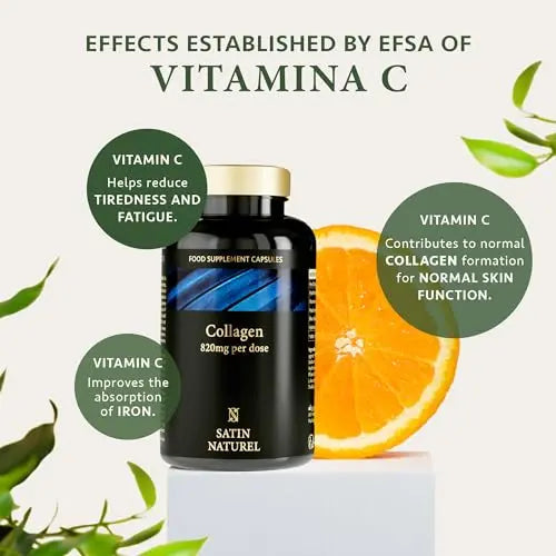 Collagen Capsules 820mg - 180 High Strength Capsules (3 Months Supply) SatinNaturel Au supplements
