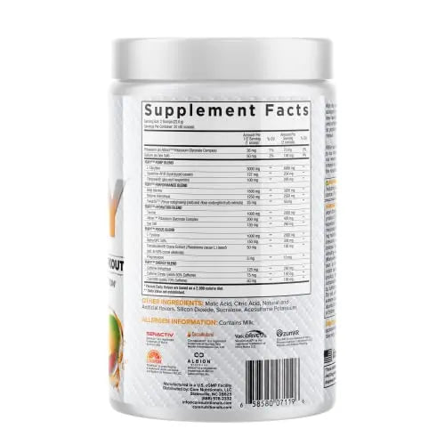 Core Nutritionals Fury V2: Pre-Workout Powder to Maximize Performance in The Gym W/Zum Core Nutritionals Au supplements