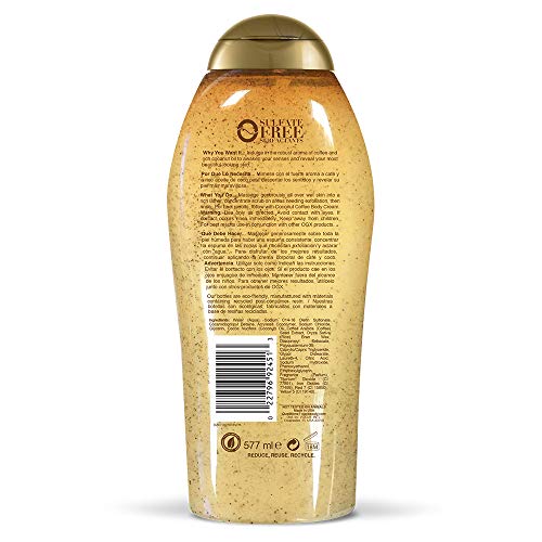 OGX Smoothing + Coconut Coffee Exfoliating Body Scrub with Arabica Coffee & Coconut Oil