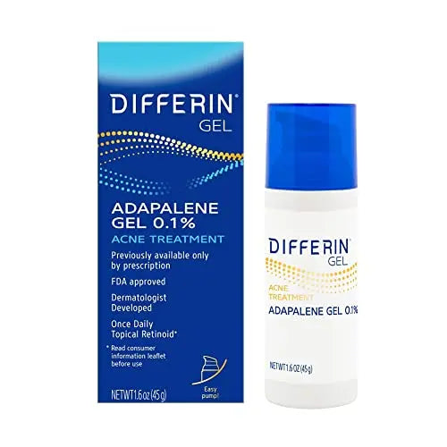 Differin Acne Treatment Gel, 90 Day Supply, Retinoid Treatment For Face Differin Au supplements