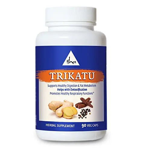 ISHA Organic Trikatu Supplements - Promotes Digestion and Metabolism, Supports Detoxification ISHA Au supplements