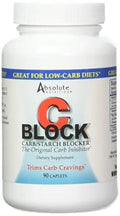 Absolute Nutrition CBlock Carb/Starch Blocker, 90 Caplets Absolute Nutrition Au supplements