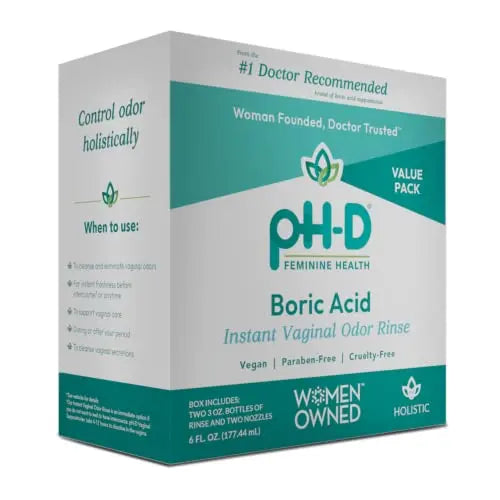 pH-D Feminine Health - Instant Odor Rinse with Boric Acid for Vaginal Odor - Vegan, Paraben-Free pH-D Feminine Health Support Au supplements