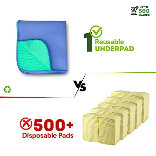 IMPROVIA® Washable Underpads, 34" x 36" (Pack of 4) - Heavy Absorben IMPROVIA Au supplements