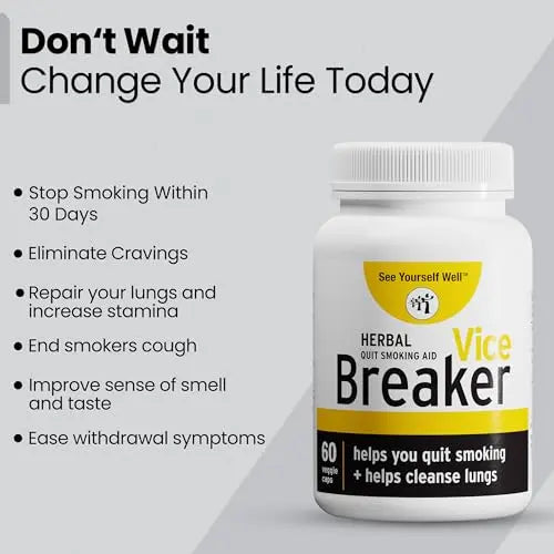 Vice Breaker: Quit Smoking for The Last Time. Stop Smoking Within 30 Days See Yourself Well Au supplements