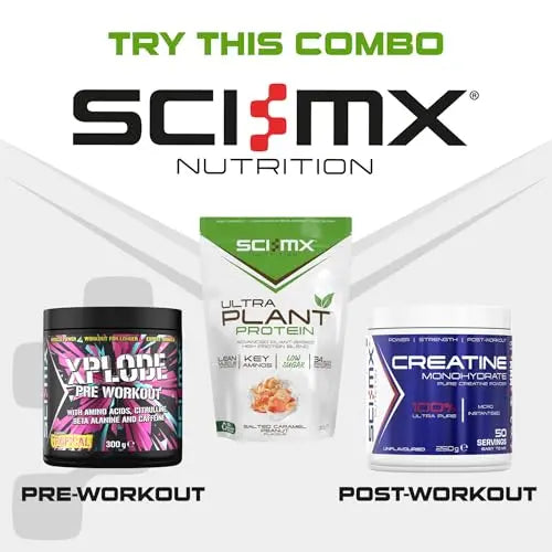 SCI-MX Ultra Plant - Salted Caramel Peanut Flavour Vegan Protein Powder Blend + Vitamin B Complex SCI-MX Au supplements