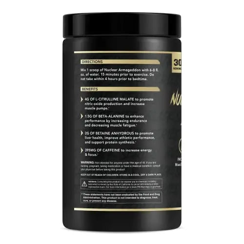 Anabolic Warfare Nuclear Armageddon Pre Workout Powder Pre-Workout for Men Anabolic Warfare Au supplements
