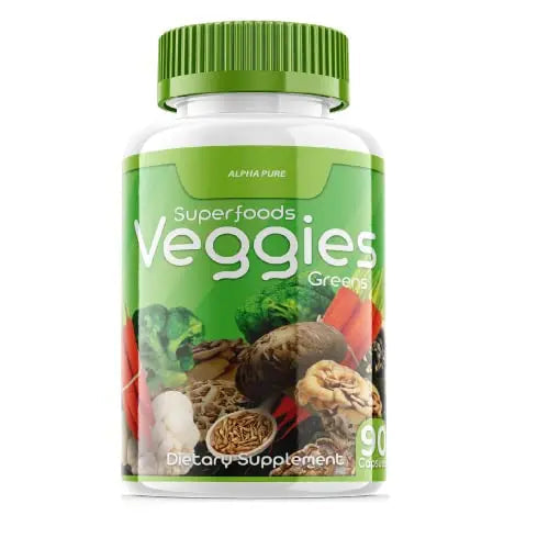 90 Capsules Each Bottle 540 Capsules superfoods Veggies Greens and Reds Fruits Triple Alpha Pure Au supplements