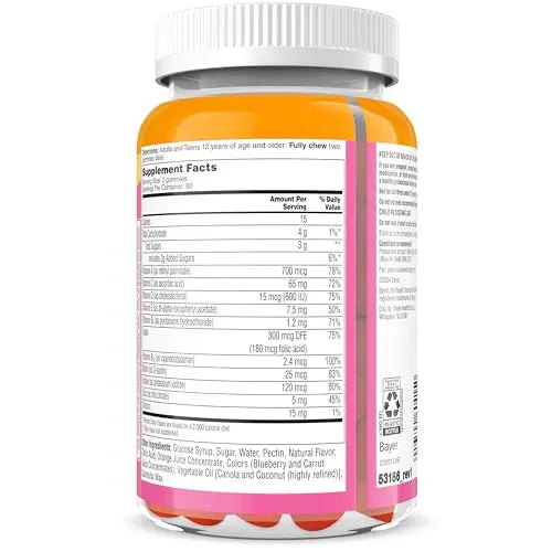One A Day Teen Girl’s Daily Essentials Multivitamin Gummies, Teen Girl Multivitamins with Biotin, Vitamin B12 and B6, Vitamin C ONE A DAY Au supplements