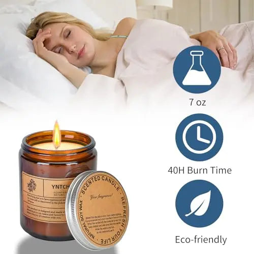Scented Candles Gift,Aromatherapy Candles,Scented Candle Stress Relief and Relax for Home Bedroom Gift YNTCHENG Au supplements