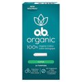 o.b. Organic Tampons, Made with 100% Organic Cotton, Proven 8 Hour Leak Protection, Super, 24 Count o.b. Au supplements