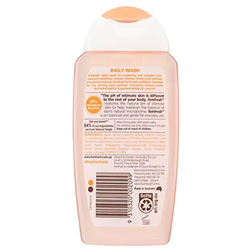 Femfresh Daily Wash 250ml Femfresh Au supplements