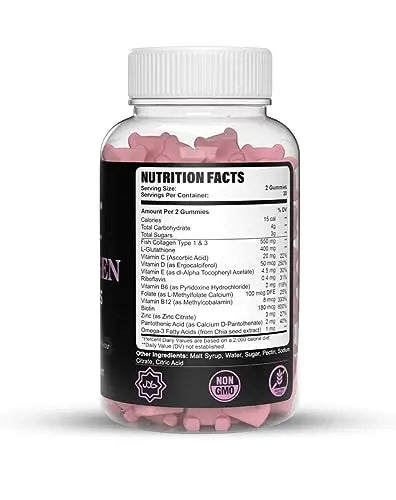 Halal Collagen & Multivitamin Gummies | Type 1 & 3 | 550mg Marine Collagen | 1 Month Supply Jumaa Nutrition Au supplements