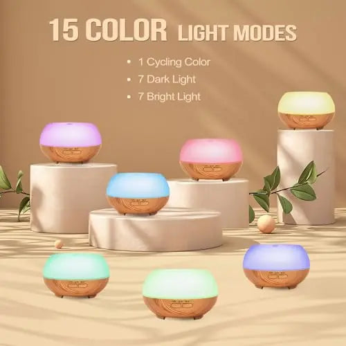 Aromatherapy Essential Oil Diffuser: Cool Mist Aroma Diffuser for Home - Colorful Light Create Ambience Grevol Au supplements