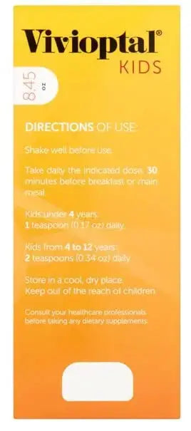 Vivioptal Kids, Liquid Multivitamin & Multiminerals Supplement, Berries, 8.45 Fl Oz Aus Healthcare Au supplements
