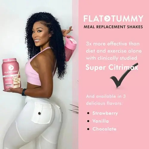 Flat Tummy Tea Meal Replacement Shake – Vanilla, 20 Servings - Plant Based Protein Flat Tummy Tea Au supplements