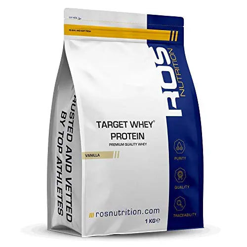 Whey Protein Powder | Vanilla | Target Whey Protein by ROS Nutrition | 1 Kg | 40 Servings | ROS Nutrition Au supplements