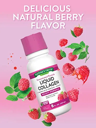 Nature's Truth Liquid Collagen | 8 oz | Non-GMO, Gluten Free Supplement | Natural Berry Nature's Truth Au supplements