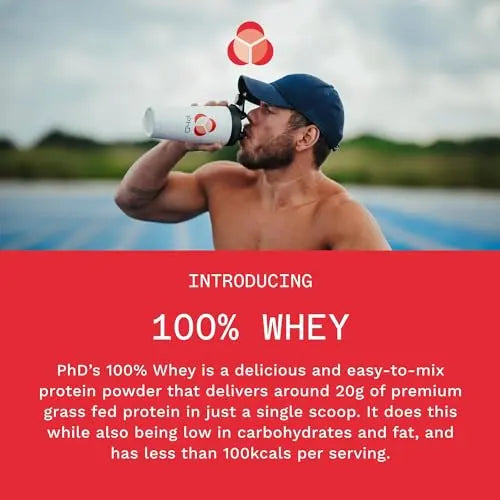 PhD Nutrition 100 Percent Whey, Grass Fed Whey, Lean Muscle Protein Powder PhD Au supplements