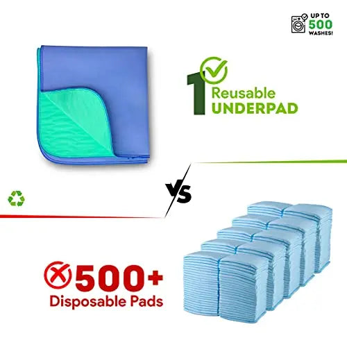 IMPROVIA® Washable Underpads, 34" x 36" (Pack of 6) - Heavy Absorben IMPROVIA Au supplements