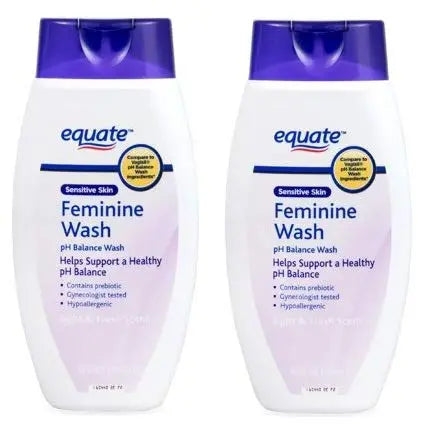 Equate Sensitive Skin Feminine pH Balance Wash, 12 Fl oz (Pack of 2) Msupps.com Au supplements