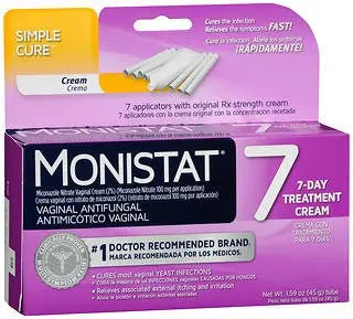 Monistat 7 Vaginal Antifungal Treatment Cream - 7 Each, Pack of 4 Monistat Au supplements
