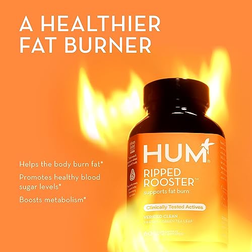 HUM Ripped Rooster - Natural Green Tea Supplement to Boost Metabolism, Control Cravings HUM Au supplements