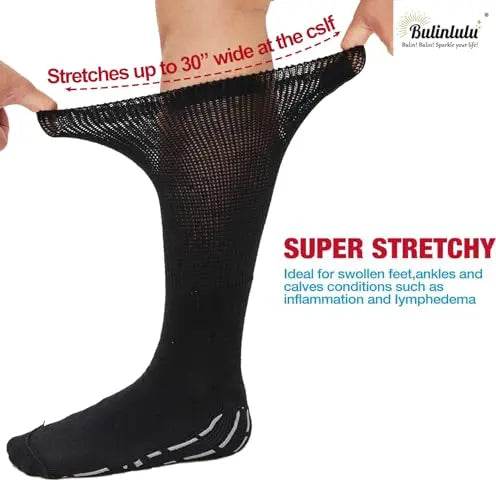 Bulinlulu Extra Width Diabetic Socks Women Men-4 Pairs Super Wide Edema Bulinlulu Au supplements