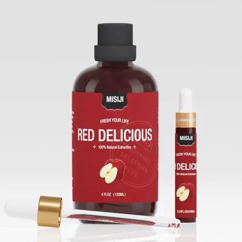 Essential Oils-MISIJI Apple Fragrance Essential Oils for Diffuser for Home 4FL.OZ Plus 0.33,Diffuser Oils Scents MISIJI Au supplements
