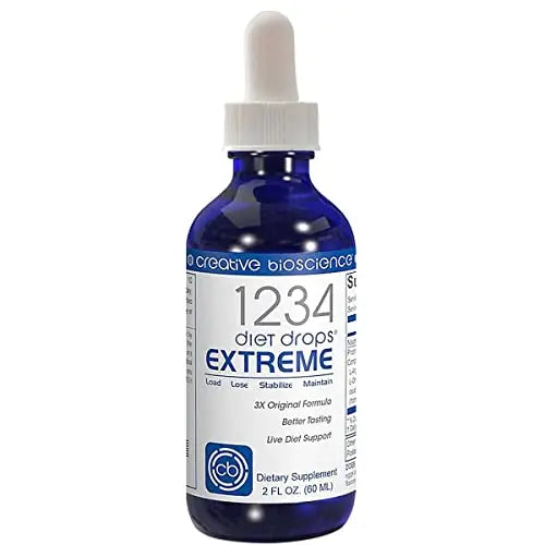 Creative Bioscience 1234 Diet Drops Extreme, 2 Fl Oz (4 Pack) Creative Bioscience Au supplements