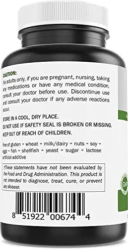 Brieofood Chromium Picolinate 1000 mcg Pills - 240 Tablets - 240 Servings - Non-GMO Brieofood Au supplements