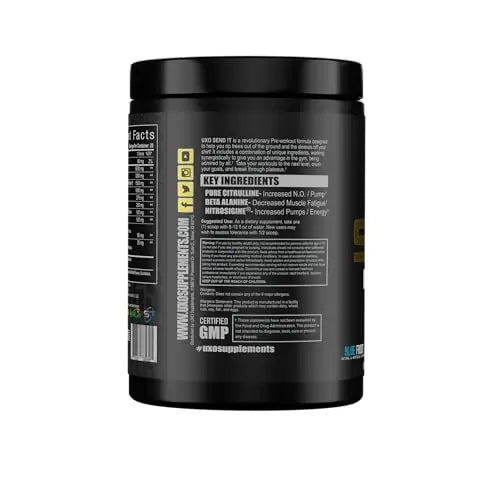 UXO Send IT Preworkout (Blue Hawaiian Flavor) UXO Supplements Au supplements