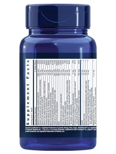 Life Extension One-Per-Day Multivitamin – Packed with Over 25 Vitamins, Minerals & Plant Extracts, Quercetin, 5-MTHF Folate & More – 1-Daily Life Extension Au supplements