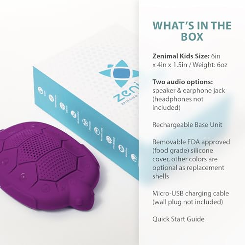 Zenimal Kids Meditation Audio Player - Patented Screen-Free Mindfulness Device with 9 Audio Meditations Zenimal Au supplements