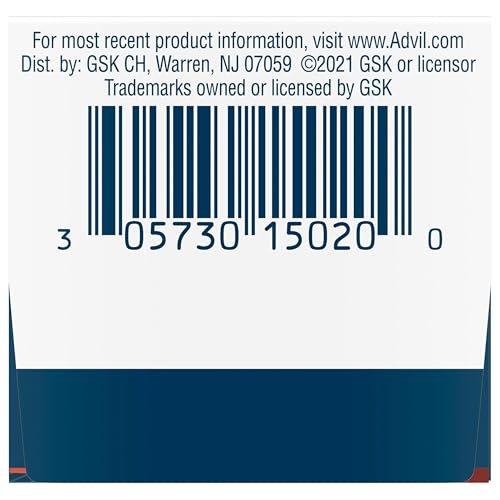 Advil Pain Reliever and Fever Reducer, Ibuprofen 200mg for Pain Relief - 24 Coated Tablets Advil Au supplements
