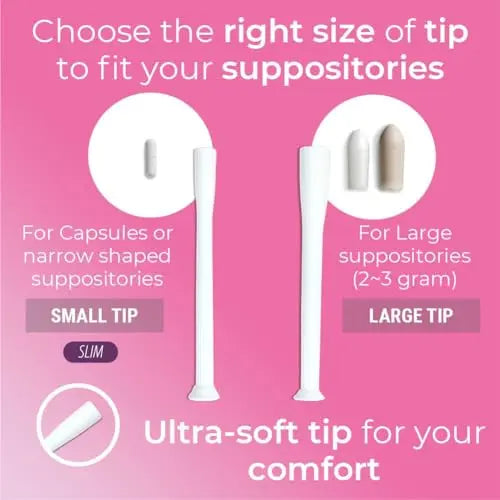 Natureland [20/40 Pack Vaginal Suppository Applicators for Women,Soft Tip Auxiliary Tool for Pills Natureland Au supplements